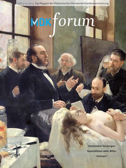 Titelseite der Zeitschrift MDK forum Ausgabe 3-4/2014 Titelseite der Zeitschrift MDK forum Ausgabe 1/2015Titelseite der Zeitschrift MDK forum Ausgabe 3-4/2014